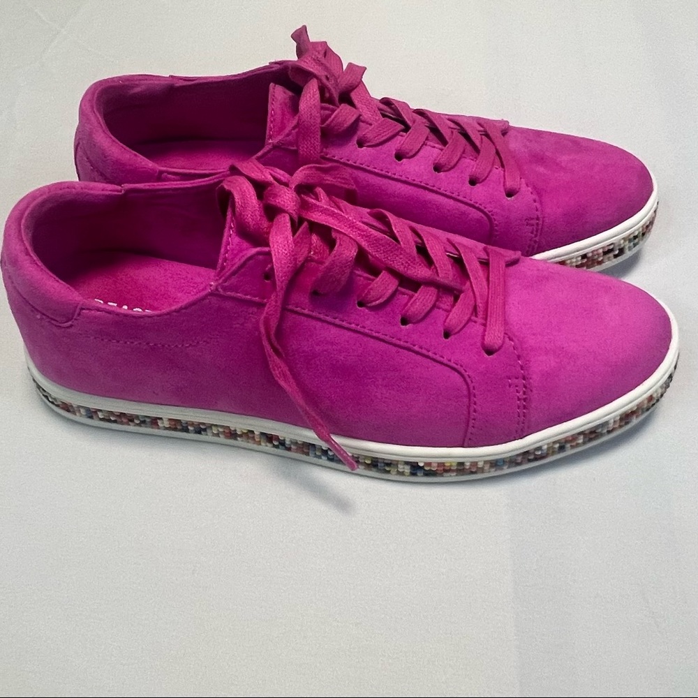 🍁SOLD🍁 REACTION | KENNETH COLE | JOEY GEM | PINK SHOES | SIZE 7.5 US | NO BOX